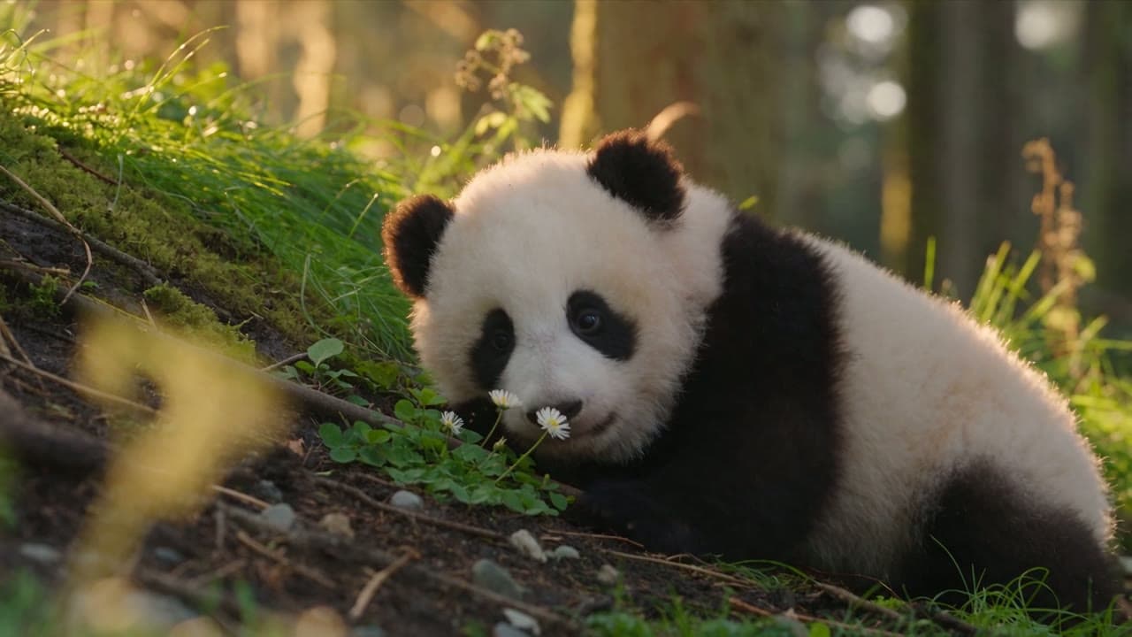 Clip d’un panda réalisé avec l’image vers vidéo de Yovid
